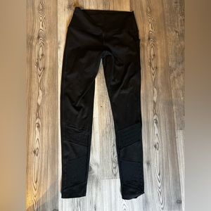 Pink, black sport leggings